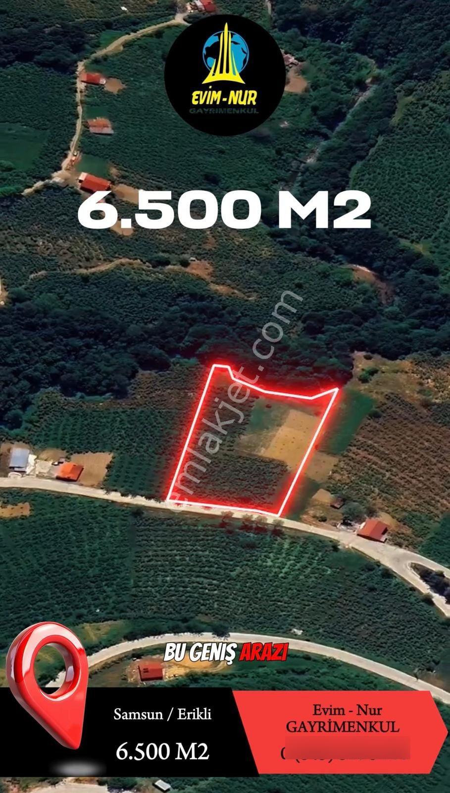 Evim-nur'dan Erikli Mah 6.500m2 Kupon Arsa