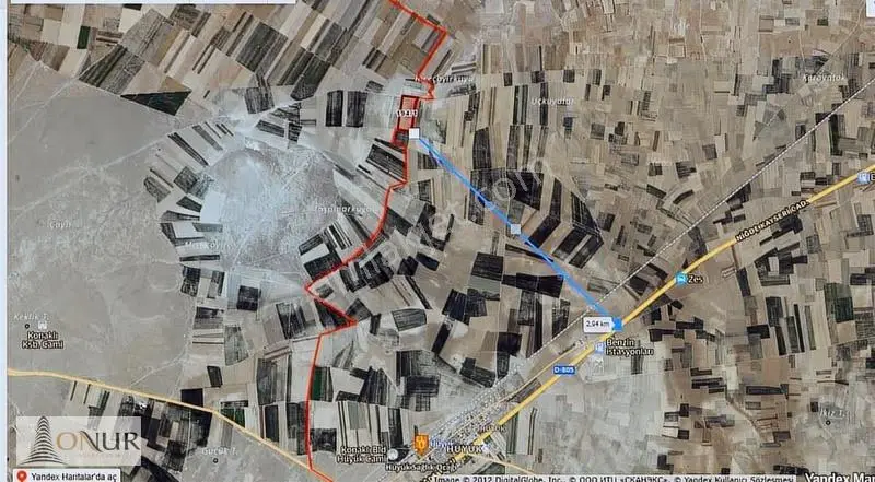 Onur Emlaktan Niğde Konaklı Kasabasında Satılık 41.000 M2 Tarla