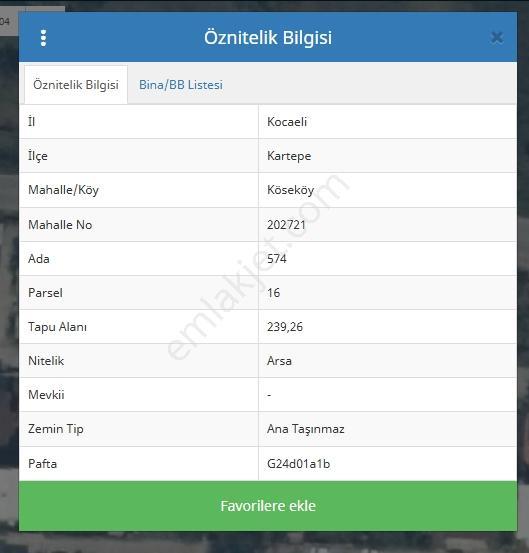 Kartepe Köseköy Merkezde Satılık Konut İmarlı Müstakil Arsa - Görsel 2