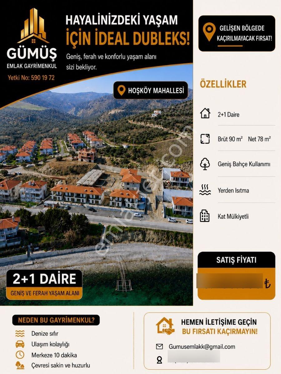Gümüş Emlak'tan Hoşköyde Denize Sıfır 2+1 0 Daire - Görsel 3
