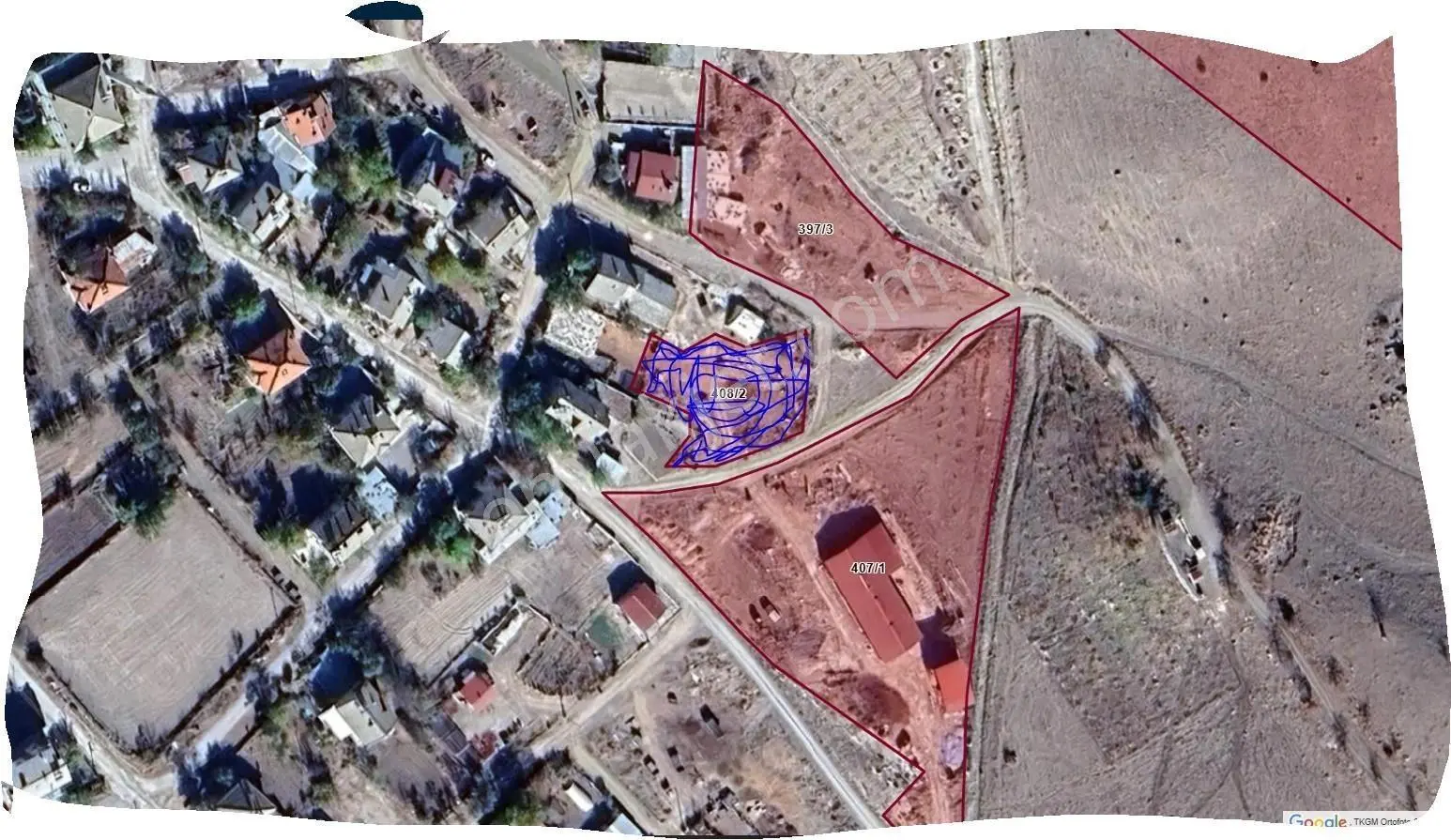 Özpınar,dan Gevrekli İki Kenarı Yol 1036 M2 Arsa 2.kat İmarlı - Görsel 3