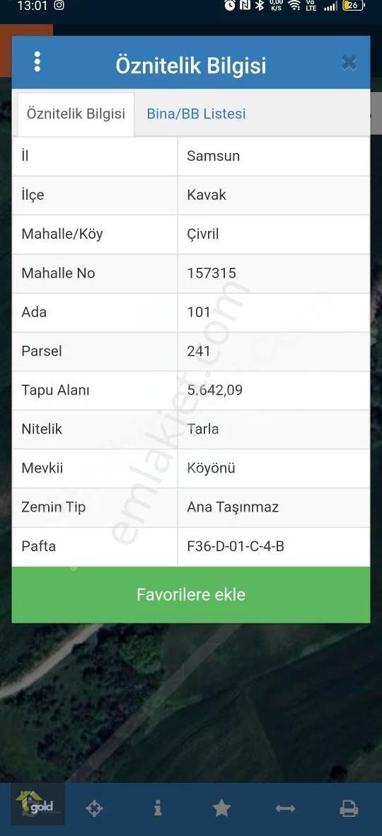 Kavak Çivril Köşe Başı Tarla - Görsel 8