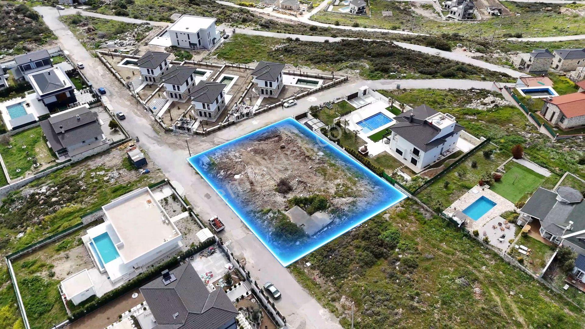 Izmır Foça Foçaköy 'de 1590 M2 3 Vılla Imarlı Projelık Arsa - Görsel 10
