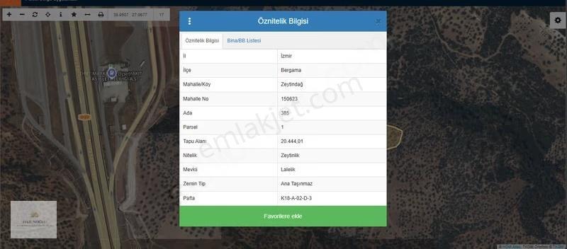 Hatunoğlu'ndan Satılık Bergama Zeytindağ'da 20.444 M2 Zeytinlik - Görsel 3