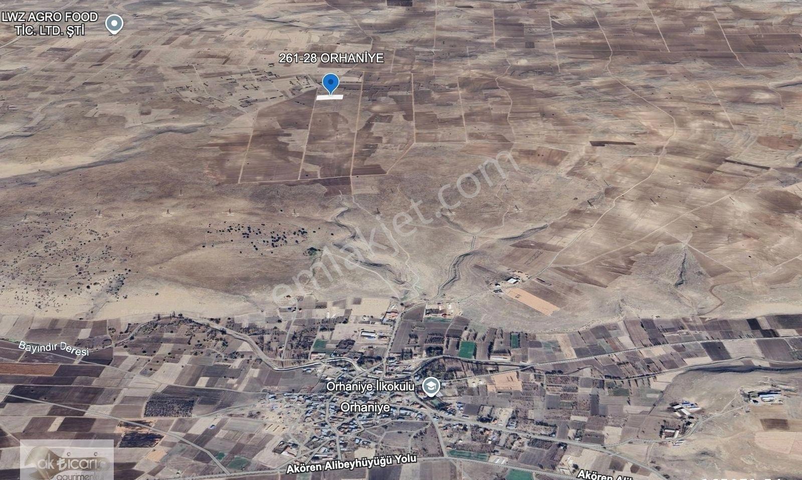 Konya Akören Orhaniye Satılık Müstakil Tarla - Görsel 4