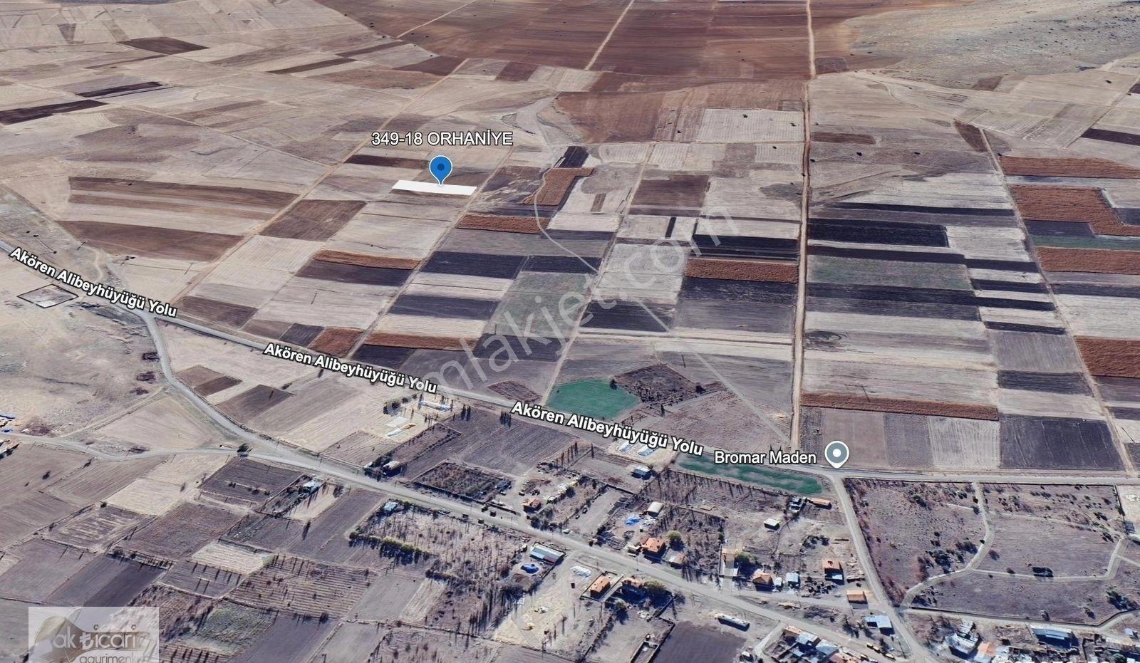 Konya Akören Orhaniye Köyün Yakını Satılık Tarla - Görsel 8