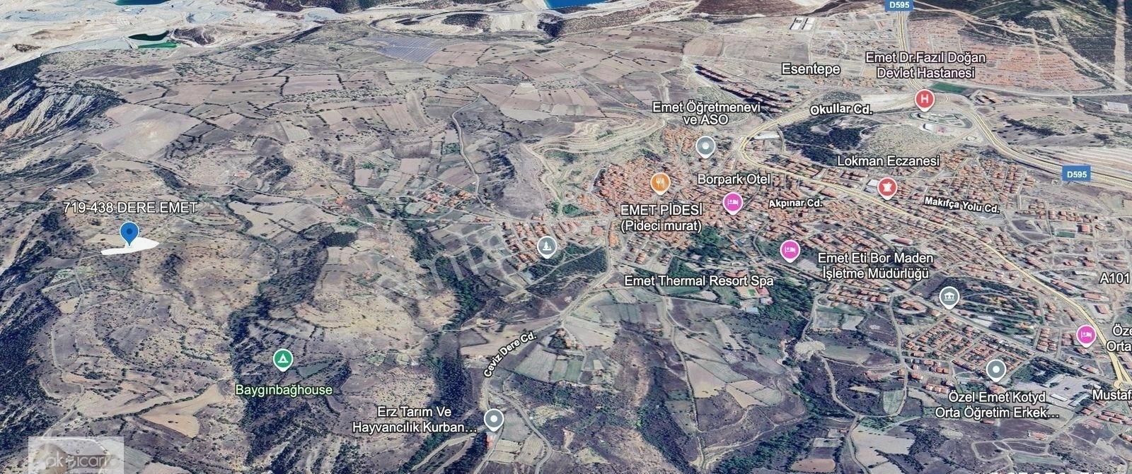 Kütahya Emet'te Yatırımlık Değer: 4.900 M² Satılık Arazi - Görsel 9