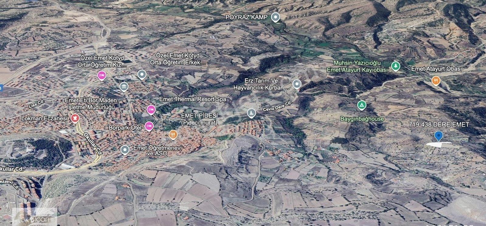 Kütahya Emet'te Yatırımlık Değer: 4.900 M² Satılık Arazi - Görsel 4