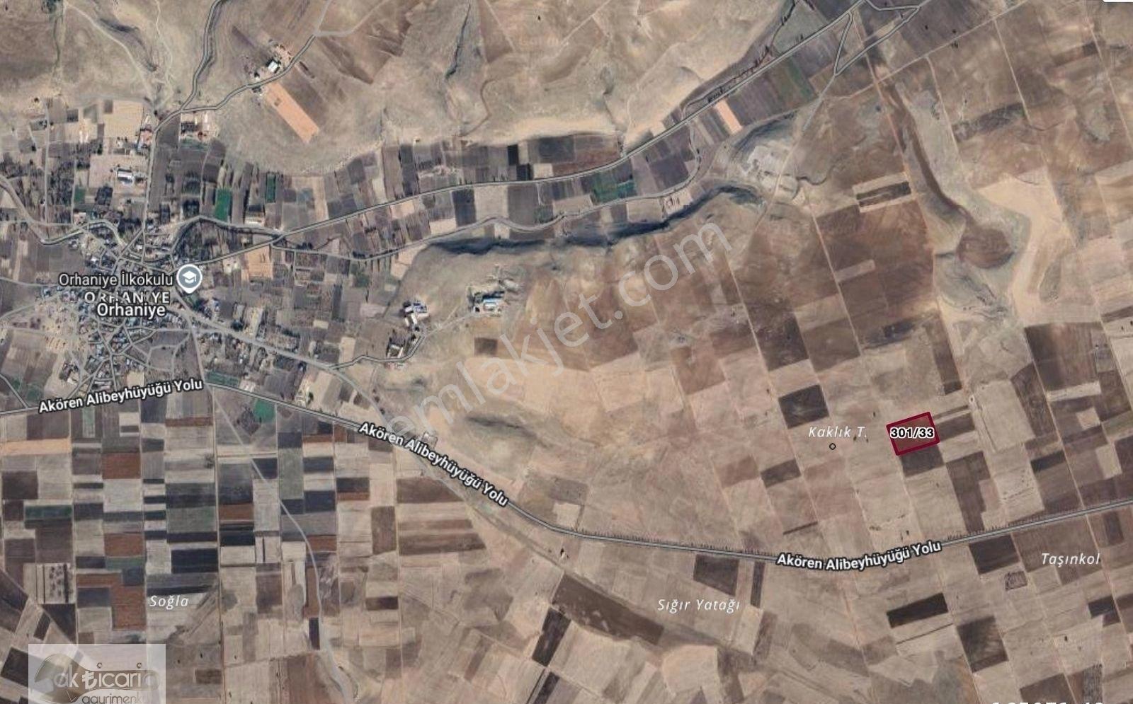 Konya Akören Orhaniye Yolu Üzerinde Satılık Müstakil Tarla - Görsel 4