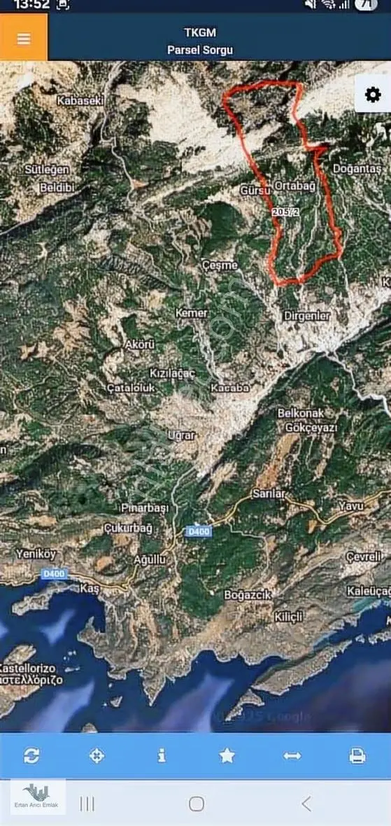 Kaş Ortağbağ Da Kelepir Arsa... - Görsel 2
