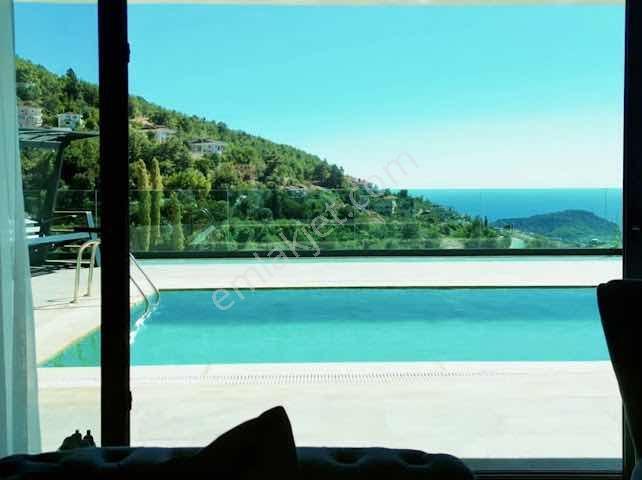 Alanya Bektaşta Ful Deniz Manzaralı 4+1 Yeni Villa - Görsel 21