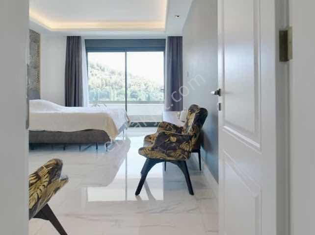 Alanya Bektaşta Ful Deniz Manzaralı 4+1 Yeni Villa - Görsel 12