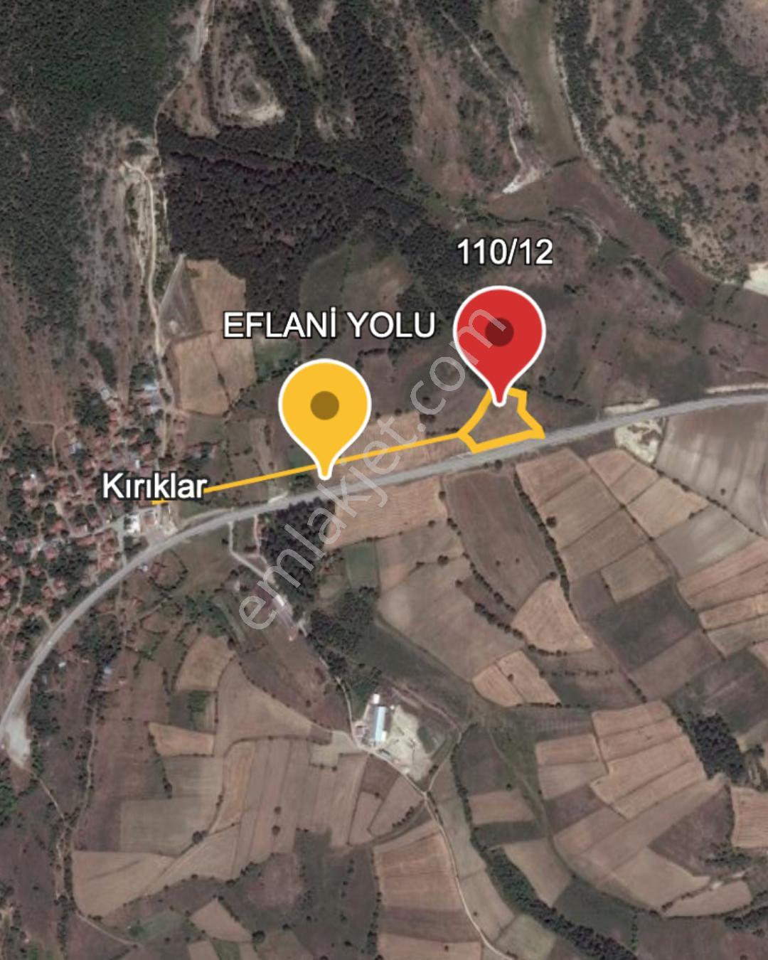 Safranbolu Kırıklarda Satılık Tarla, Eflani Yoluna Cepheli - Görsel 6