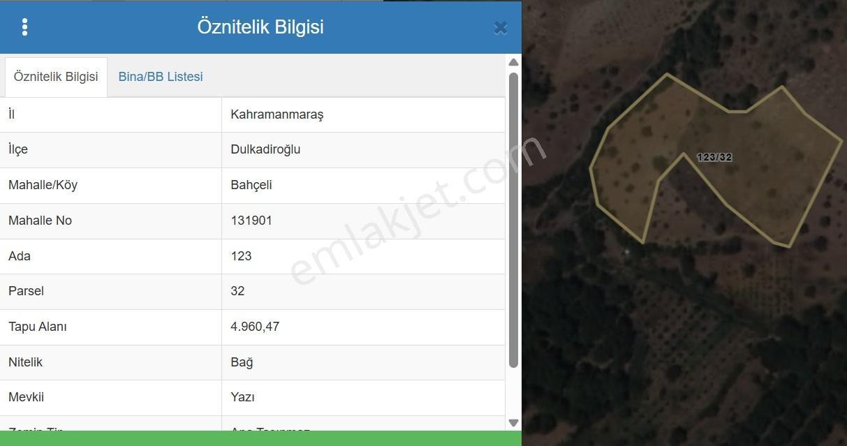 Cb'den Bahçeli Mah.de Satılık Bağ - Görsel 17