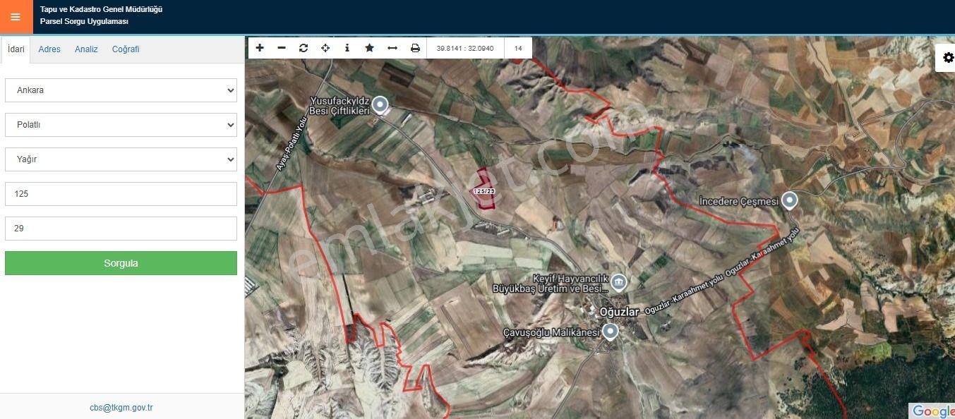 Turyap Yapracık - Yağır Mahallesi 22.000m² Satılık Tarla - Görsel 2
