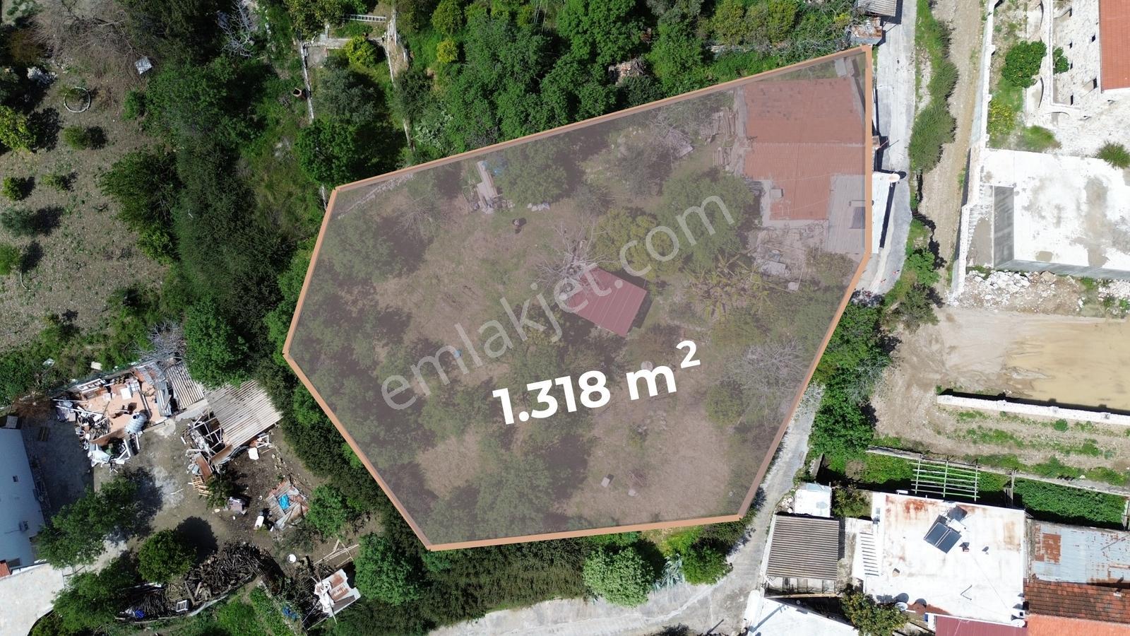 Datça Reşadiye | 1300m2 İçinde İmarlı Deniz Manzaralı Arsa Ve Ev