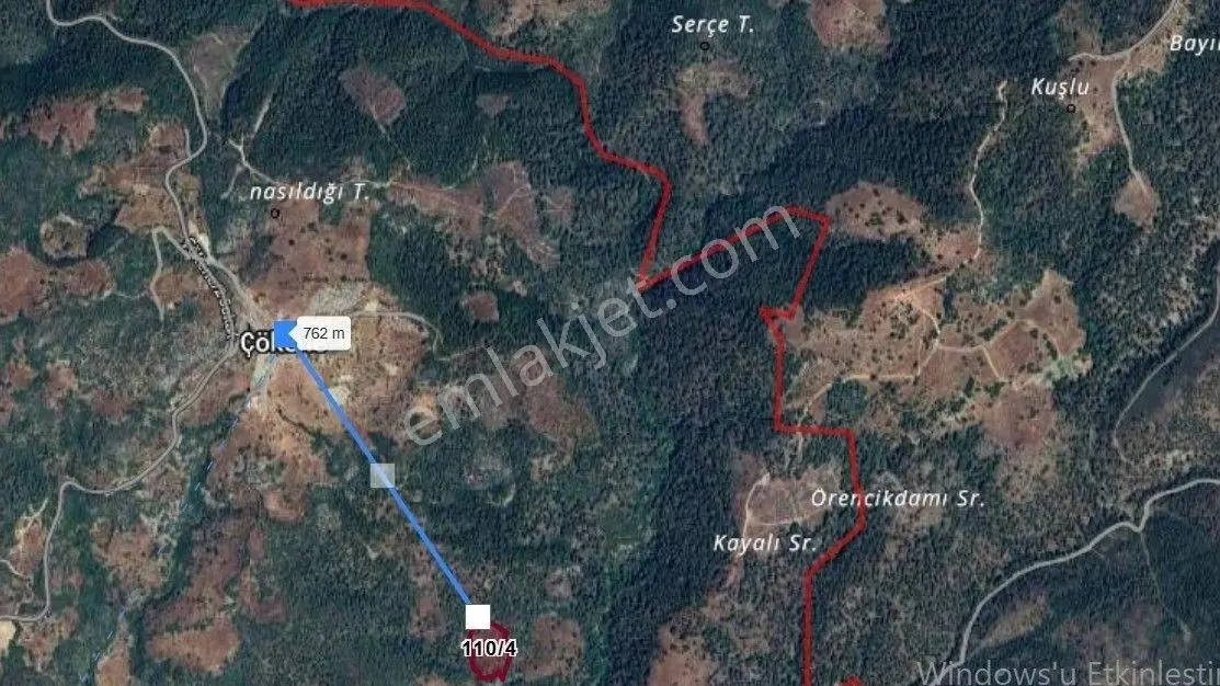 Bursa Büyükorhan/çökene 9.600 M2 Tek Tapu Köy Yerleşimine 500 Mt. Kaçırılmaz Fırsattır.