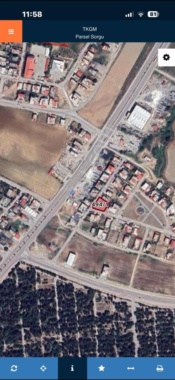 Kozanyoluna 50 M Mesafede Köşe Başı Satılık 597 M2 Tek Tapu Arsa - Görsel 2
