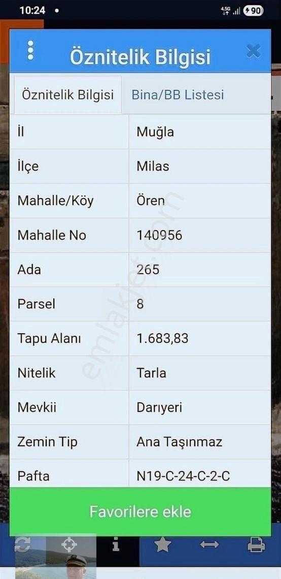 Gökova Cenneti Milas Ören De Denize Sıfır Satılık Arazi - Görsel 2