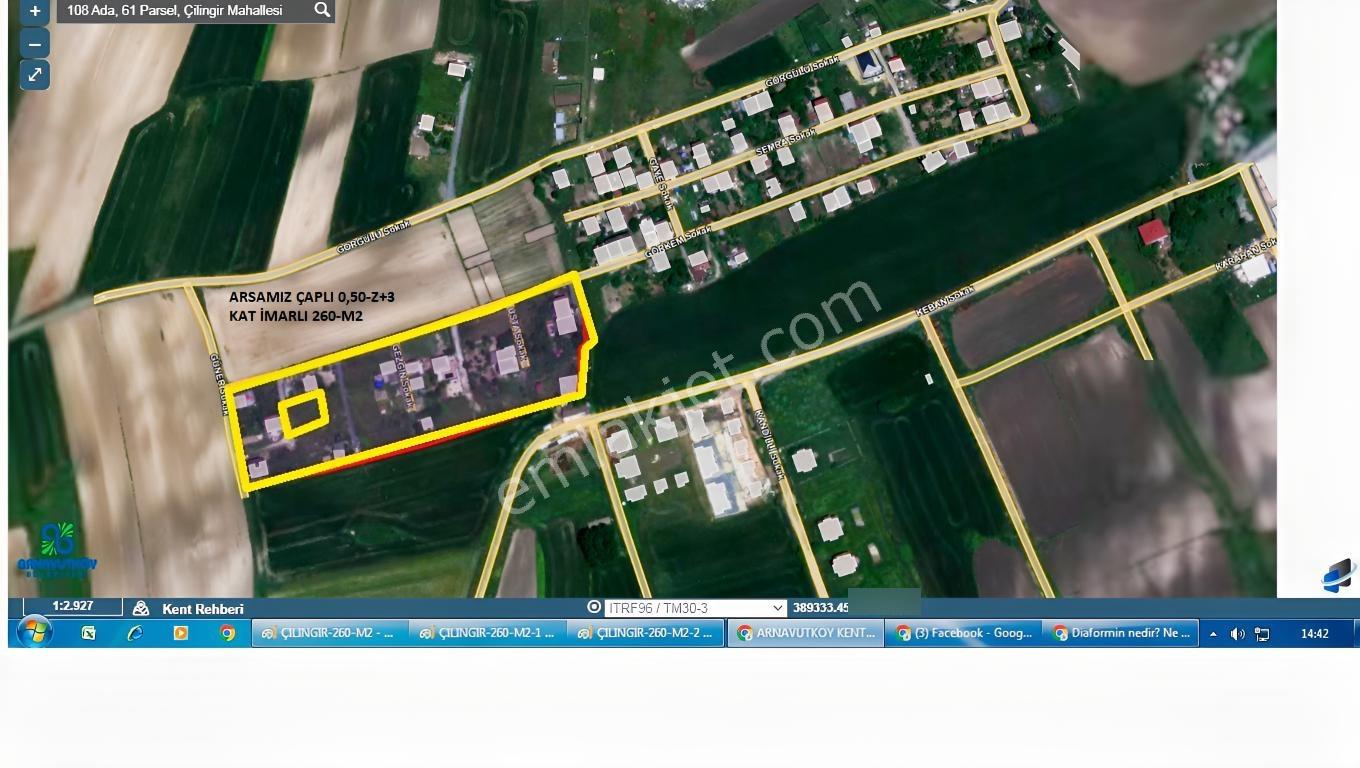 Yatırımcıya, İmar İçinde 260m2 Çaplı, Parselasyonlu Satılık Arsa - Görsel 6