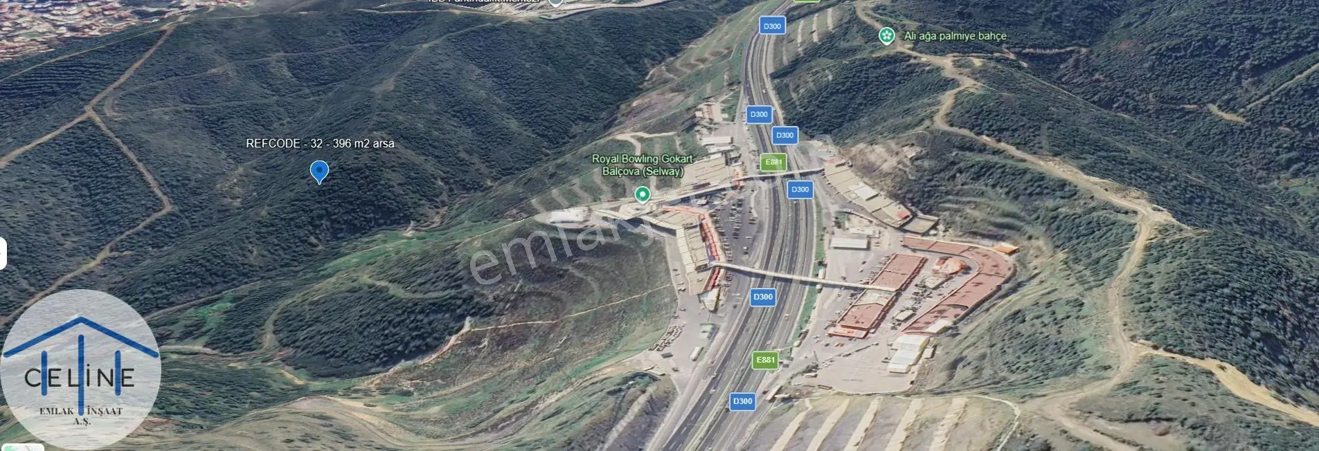 R32-balçova Selway Outlet Arkasında Yatırımlık 397 M2 Arsa