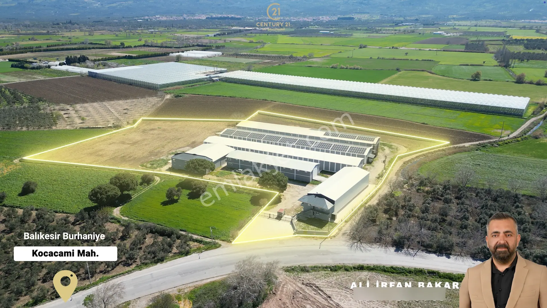 Burhaniye-edremit Yolunda, Toplam 7000 M² Alanlı Kiralık Depolar