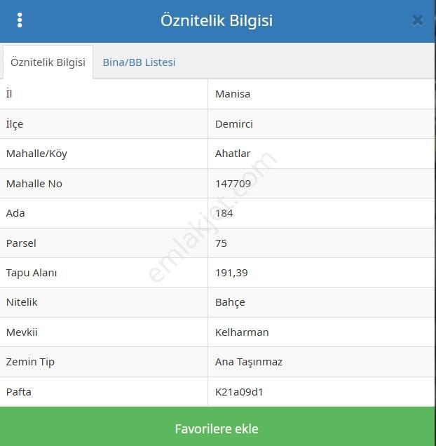 Manisa Demirci 191 M2 İlçe Asfalta Cephe Köye Yakın Fırsat Bahçe - Görsel 11