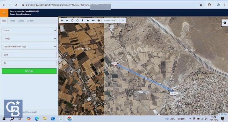 Aliağa Helvacı'da Satılık (3751 M2) Bahçe - Görsel 17