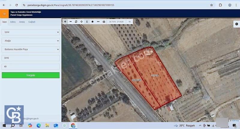 Aliağa Helvacı'da Satılık (3751 M2) Bahçe - Görsel 8
