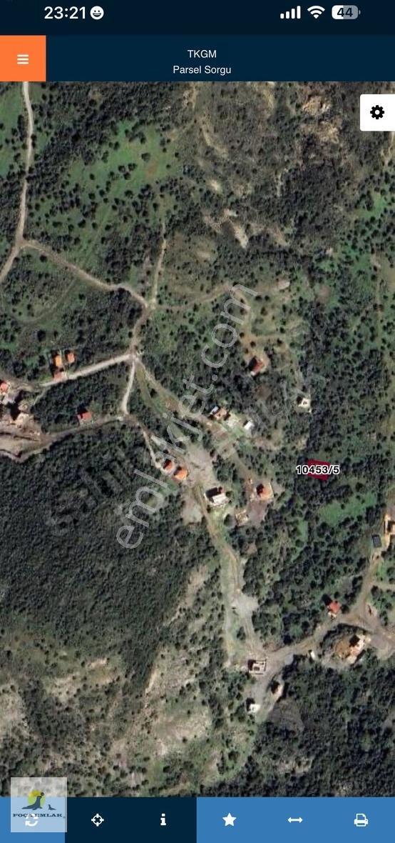 Foça Emlak'tan Foça Sazlıca Da 256 M2 Köşe Parsel - Görsel 2