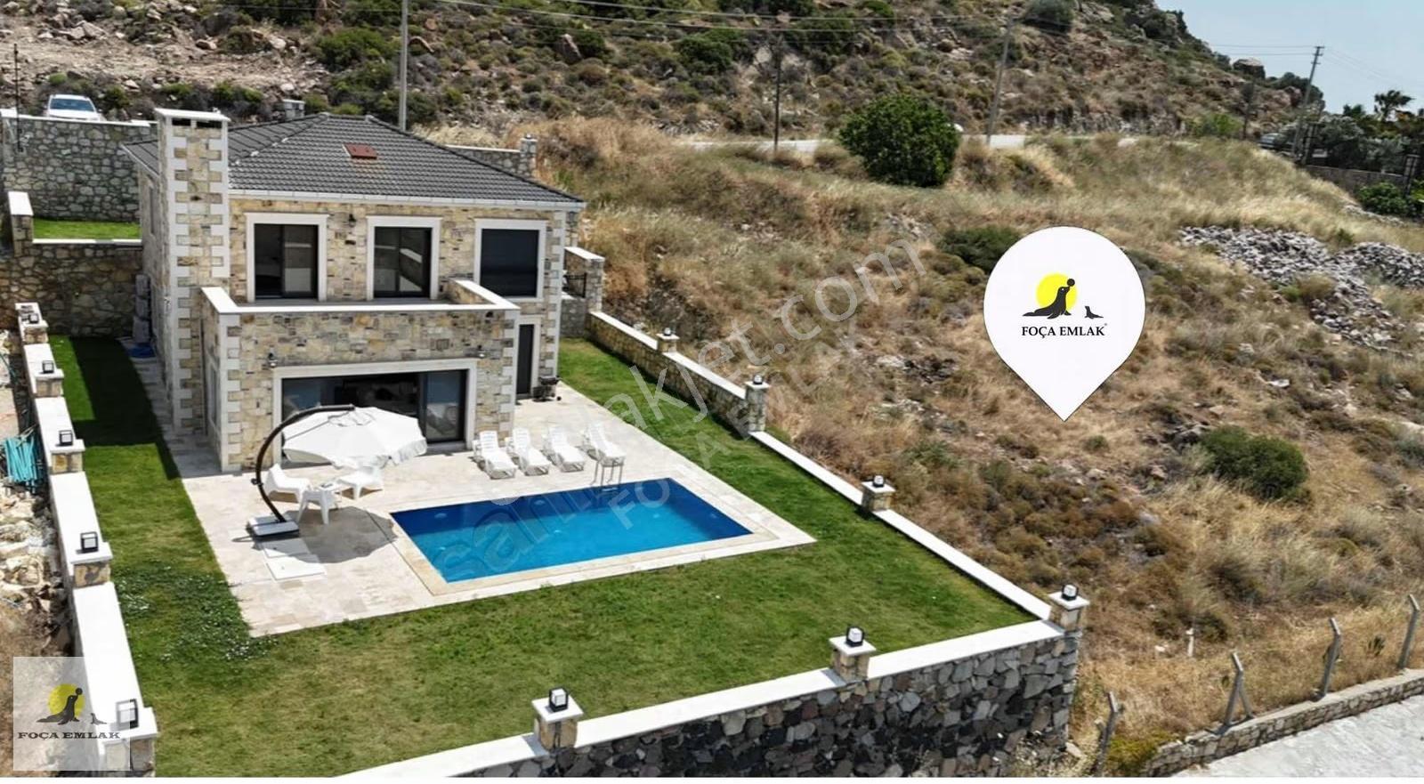 Foça Foçaköy De 2 Villalık Deniz Manzaralı Arsa - Görsel 3