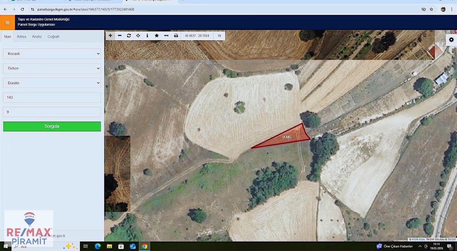 Gebze Duraklıda Ana Asfalta Yakın Satılık 295 M² Fırsat Tarla - Görsel 6
