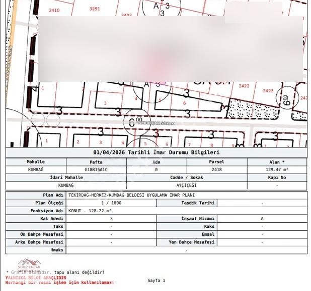 Kumbağ'da Lüks 3 Katlı Villa: 390m² Arsa, Denize Çok Yakın - Görsel 10