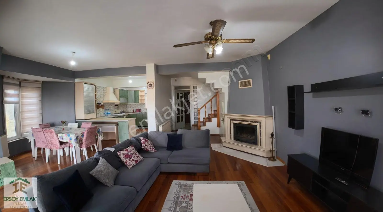 Site İçi Göl Manzaralı 4+1 Trıplex Villa Eşyalı Satılık - Görsel 4