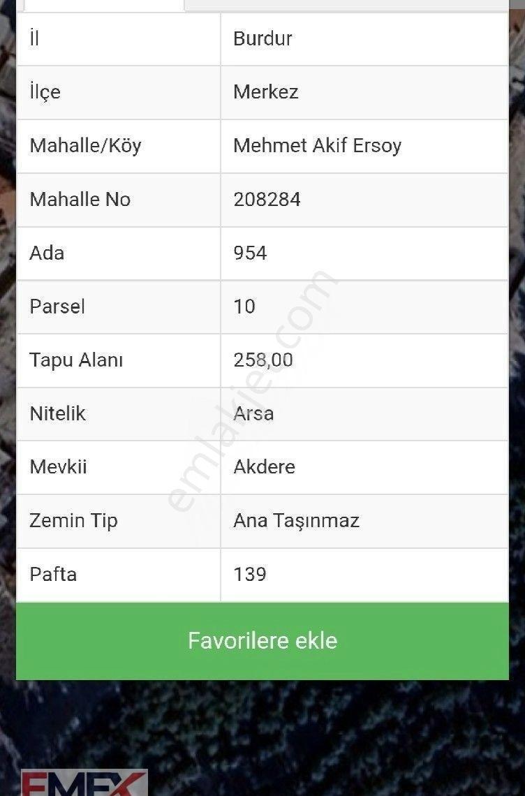 Burdur Göl Manzaralı Satilik Arsa - Görsel 3