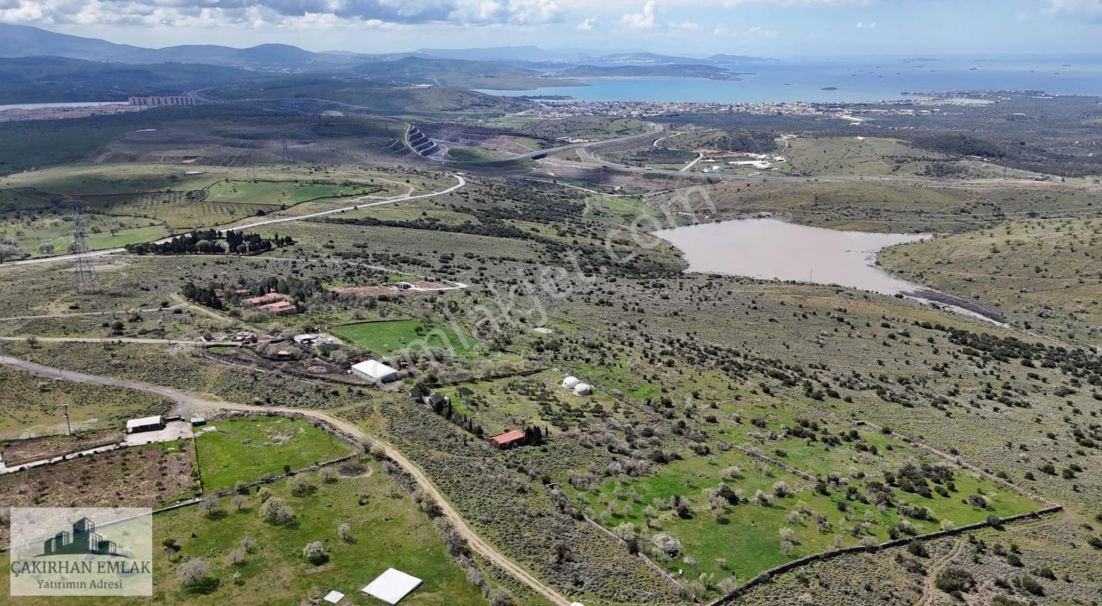Aliağa Bahçederede Satılık Deniz Manzaralı Tarla - Görsel 4