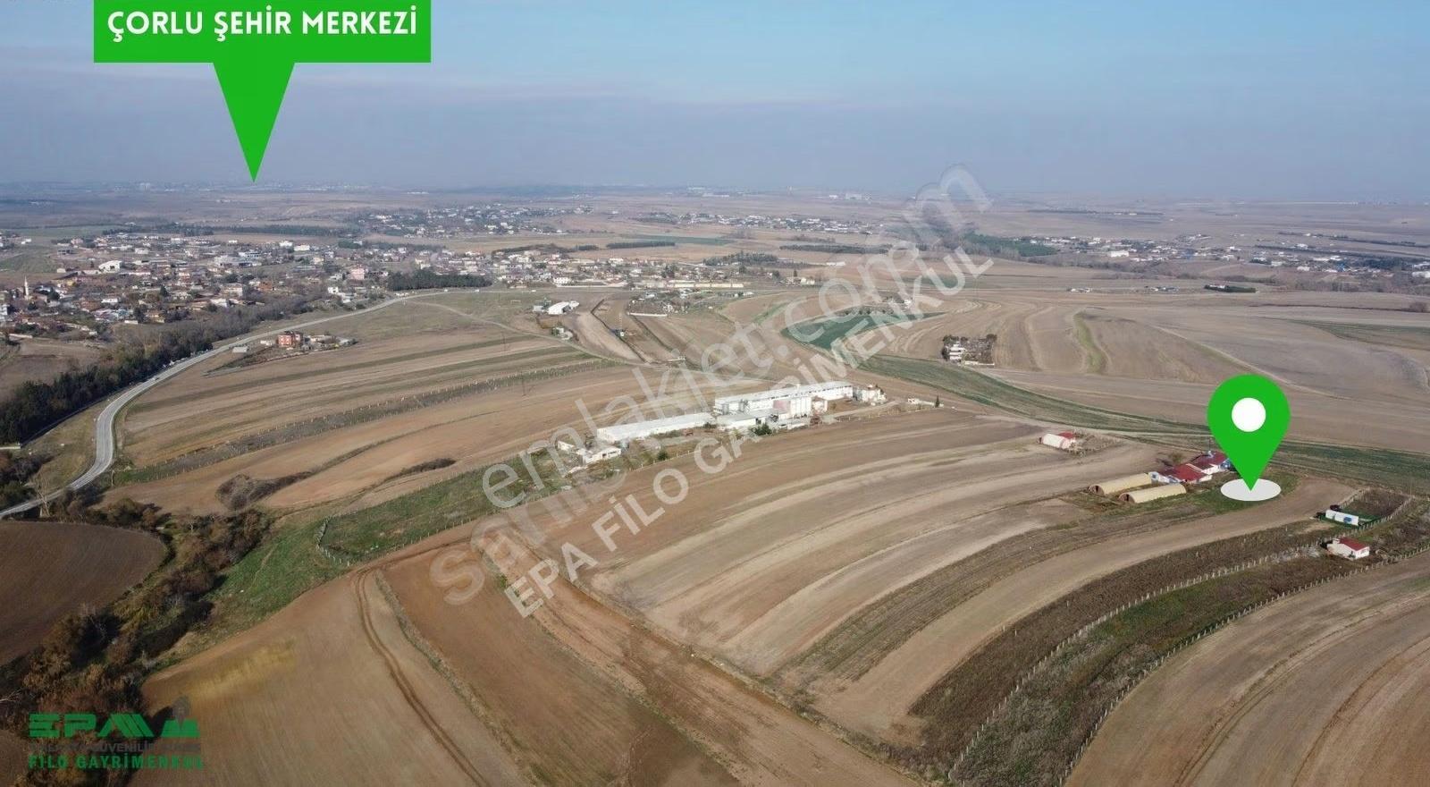 Tekirdağ Çorlu Şahpaz Mahallesi 4.500 M² Yola Cephe Tarla ! - Görsel 23
