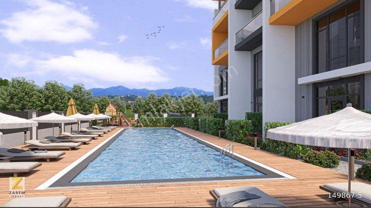 Aksu Güzelyurt’ta Sıfır Yapılı Havuz Manzaralı 1+1 Loft Daire - Görsel 14