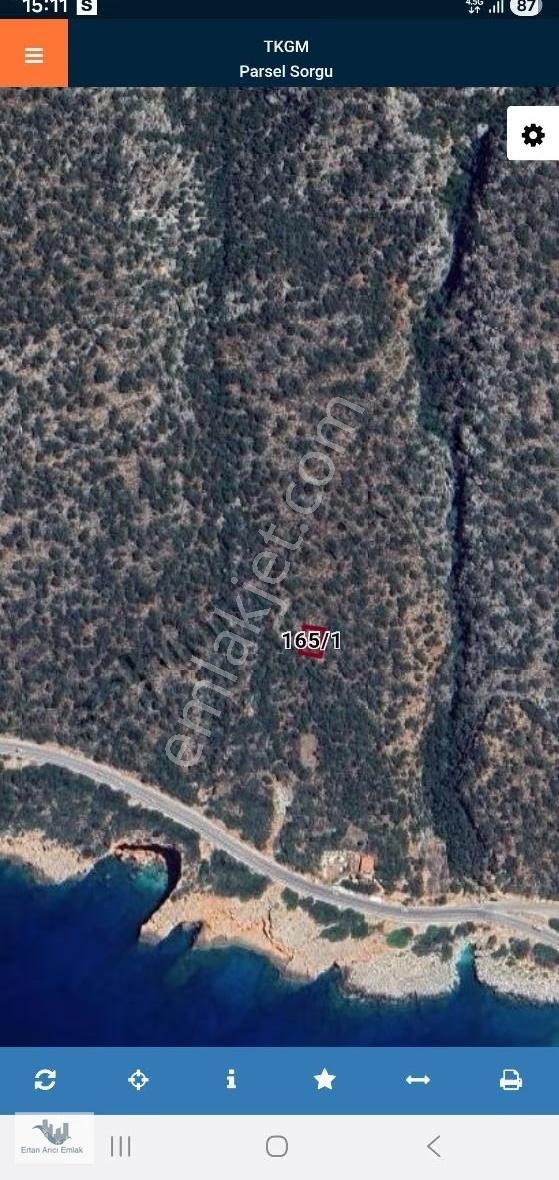 Kaş Gökeseki De Deniz Manzaralı Arsa... - Görsel 5