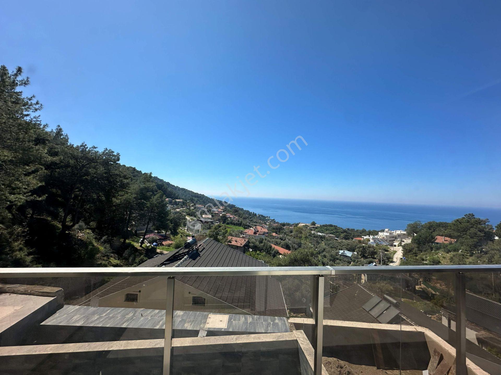 Faralya'da Deniz Manzaralı Lüks Villa - Görsel 19