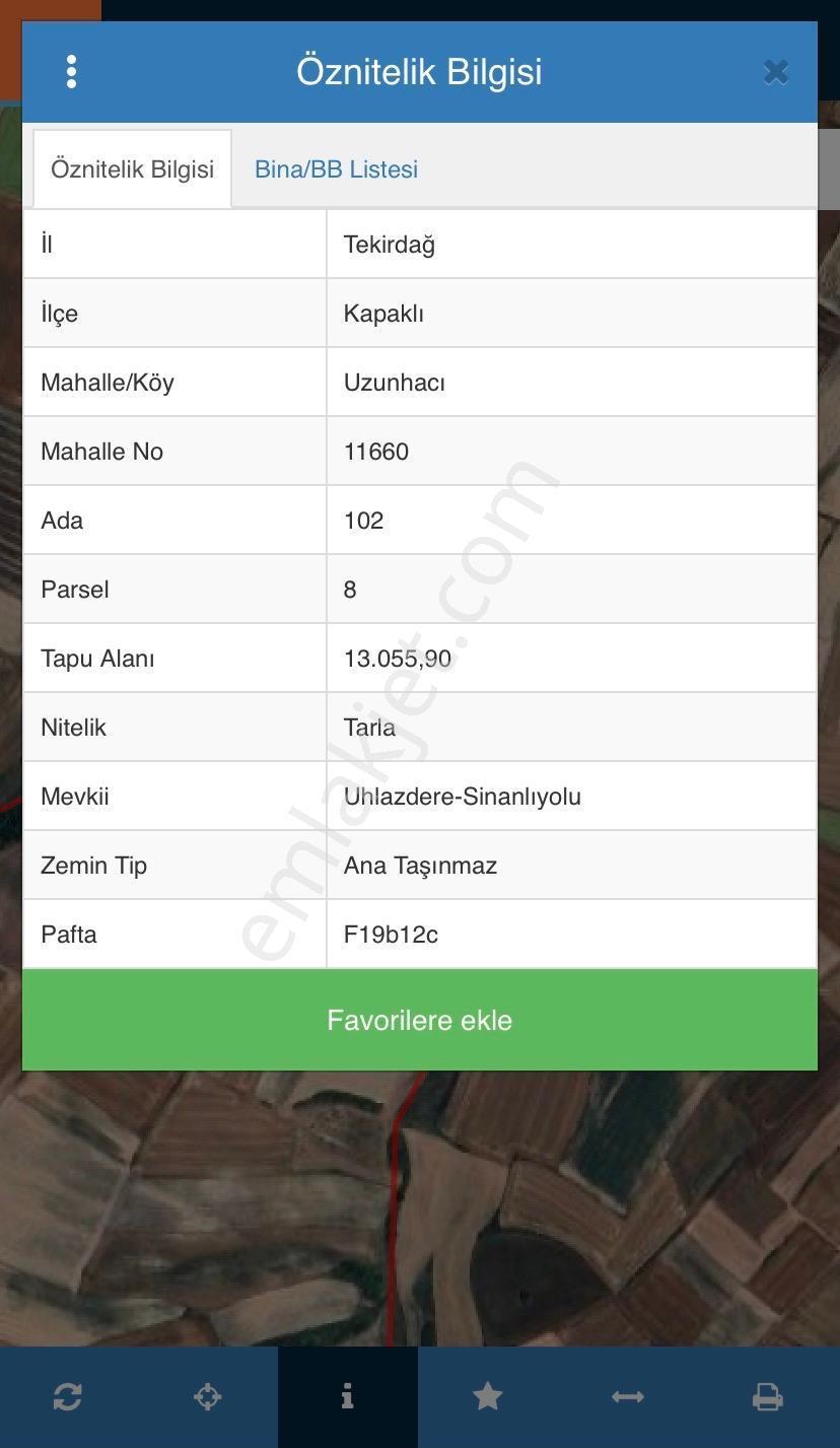Akgün Kurumsal'dan Kapaklı Uzunhacı Köyünde Satılık 815 M2 Tarla - Görsel 4