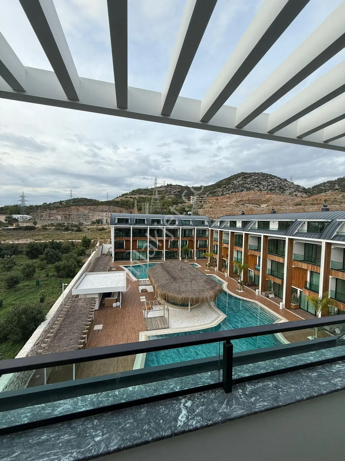 Alanya Konaklı 2+1 95m2 Müstakil Lüks Kompleks Deniz 350 Metree - Görsel 8