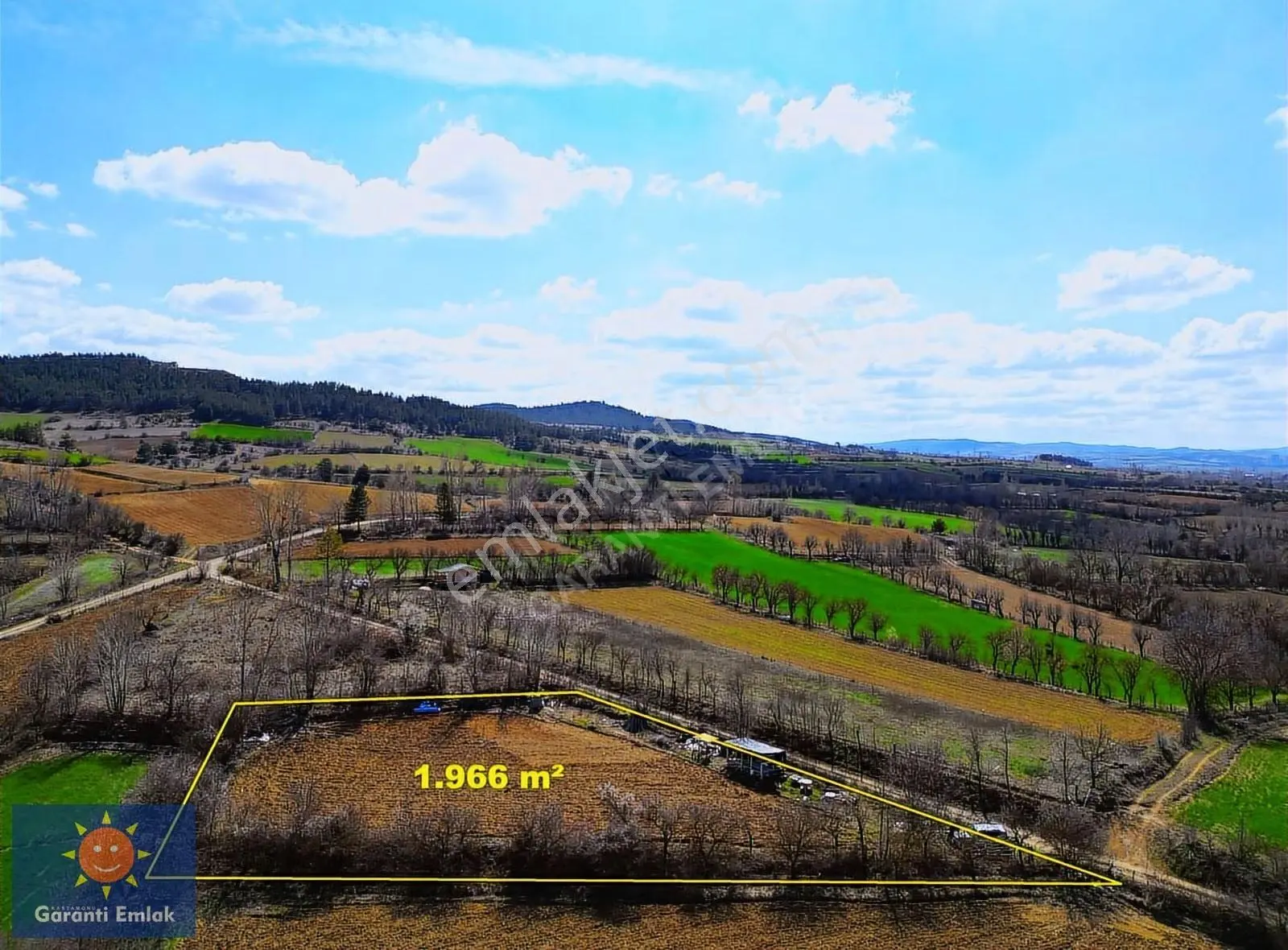█ Garanti Emlak'tan, Şehrin Dibinde, Yola Cephe 1.966 M² Bahçe █ - Görsel 4