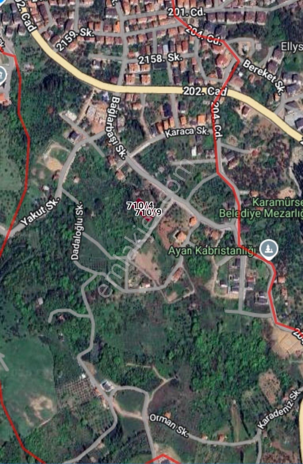Karamürsel'de 535 M2 İmarlı Arsa Yola Cephe Yan Yana 2 Parsel - Görsel 2