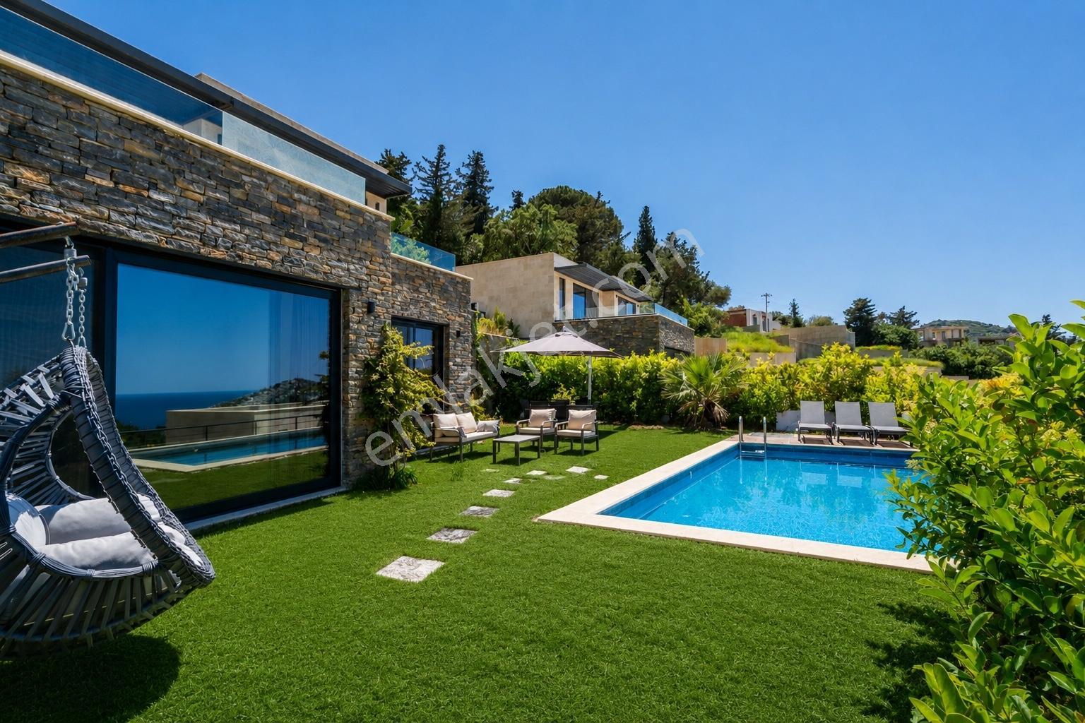 Yalıkavak Gerişte Site İçi Full Deniz Manzaralı Eşyalı Villalar - Görsel 27