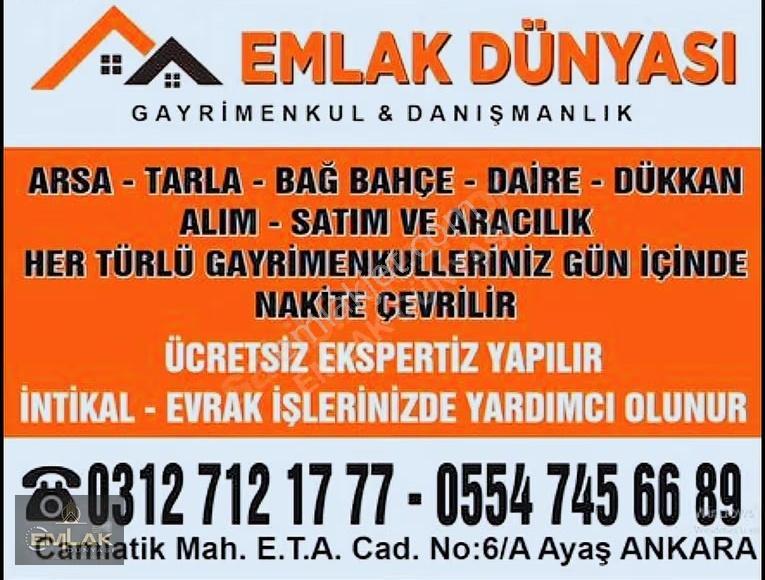 Ayaş Yağmurdede Mah.de Tek Tapu 1.499 M2 Bağ Yeri - Görsel 14