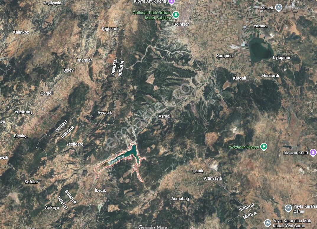 Burdur Gölhisar Satılık Fırsat Tarla - Görsel 5