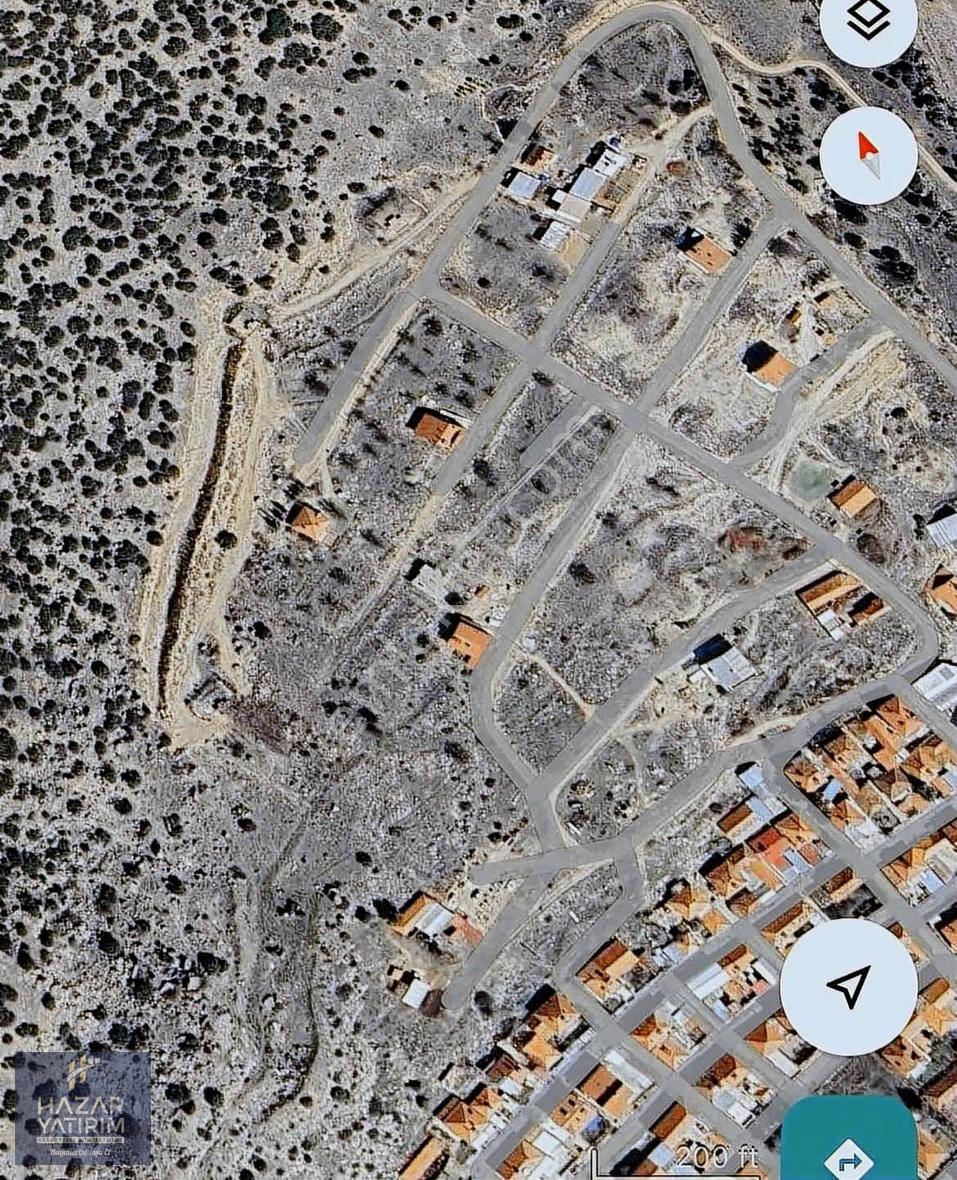 Keçiborlu Senirde Manzaralı, Altyapısı Hazır Villa Parseli - Görsel 3