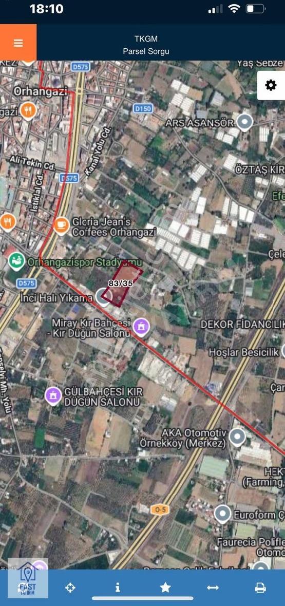 Orhangazi Muradiye De Yatırımlık Şehir Merkezinde Tarla - Görsel 2