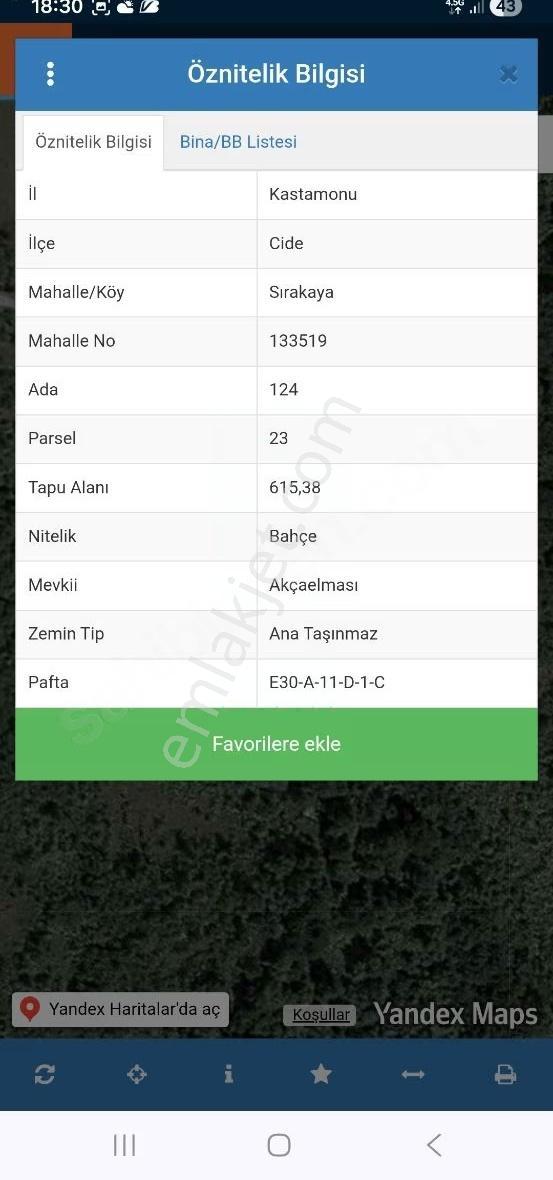 Cide İlkim Emlak'tan Satılık Hobi Bahçesine Uygun Tarla - Görsel 12